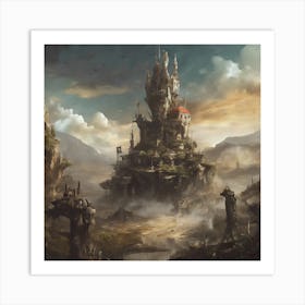 Fantasy Castle 108 Art Print