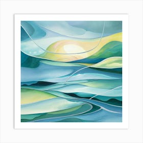 Day At The Beach Art Print