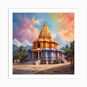 Hindu Temple 6 Art Print