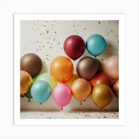 Colorful Balloons Art Print