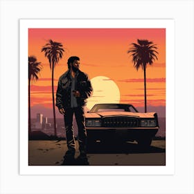 Freddypaps Grand Theft Auto San Andreas Art Print