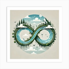 Infinity symbol Poster