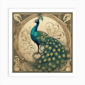 Peacock 39 Art Print