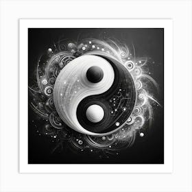 Yin Yang Art Print