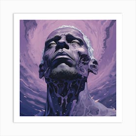 Man'S Head Art Print