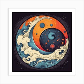 Yin Yang Yin Art Print