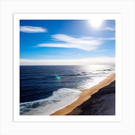 Sunrise At The Beach Art Print