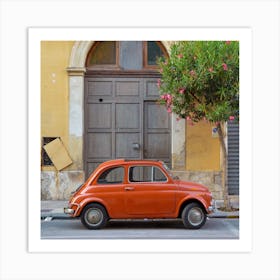Cars In Sicily Art Print