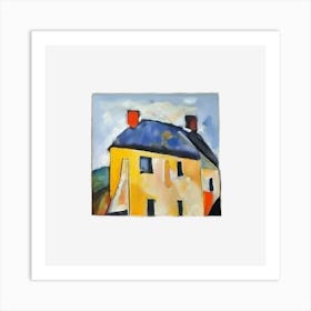 Yellow House Art Print