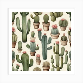 Cactus 6 Art Print