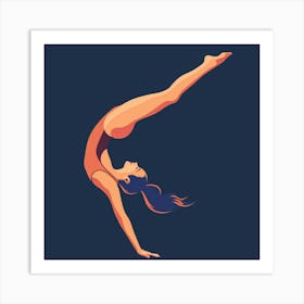 Gymnast Art Print