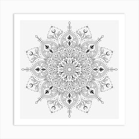 Henna Mandala 10 Art Print