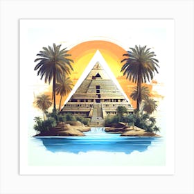 Egyptian Pyramid 1 Art Print