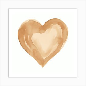 Heart Shaped Painting Art Print