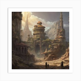 Fantasy City 115 Art Print