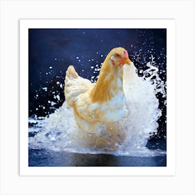 Splash of fun Art Print