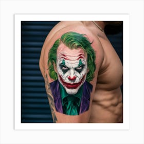 Joker Tattoo 20 Art Print