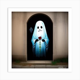 Ghost Door 1 Art Print
