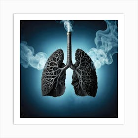 Lungs Stock Videos & Royalty-Free Footage 19 Art Print