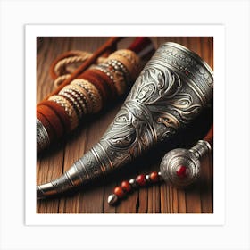 Antique Horn Art Print