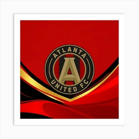 Atlanta United FC Logo Wall Art 12 Art Print