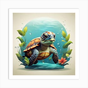 Sea Turtle Art Print