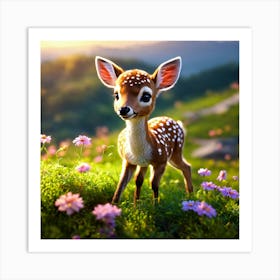 Beauty Fawn 1 Art Print