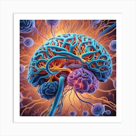 Brain And Nervous System 26 Art Print