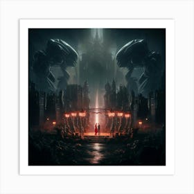 City At Night Art Print