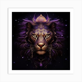 Mystic Tiger Art Print