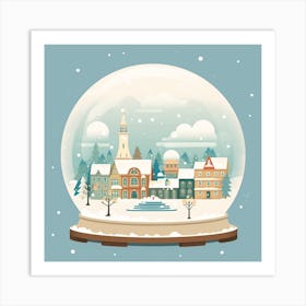 Reykjavik Iceland 1 Snowglobe Art Print