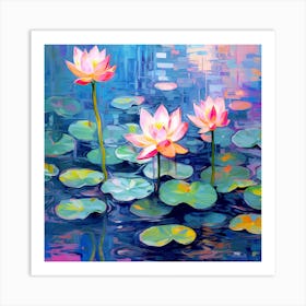 Water Lilies 6 Art Print