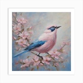 Pink Bird Art Print