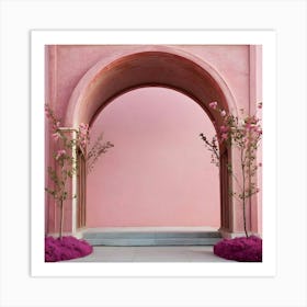 Pink Archway 13 Art Print