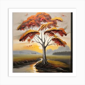 Autumn Tree Art Print