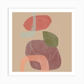 Abstract Autumn Painting Art Print