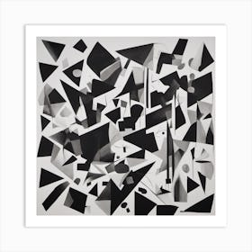 563529 The Painting Depicts A Collection Of Geometric Sha Xl 1024 V1 0 Art Print