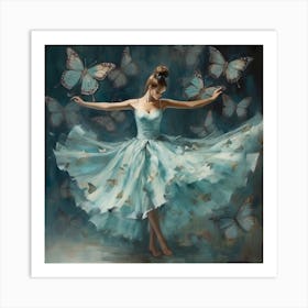 Butterfly Dancer Art Print