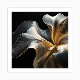 Flower Lines 7 Art Print