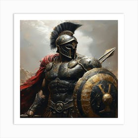 Warrior Greek Art Print
