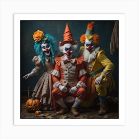 Holloween Evil follies Art Print