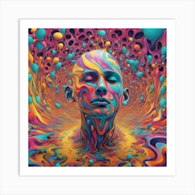 Psychedelic Painting 1 Art Print