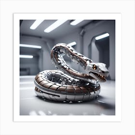 Mechanical Snake1 2 Art Print