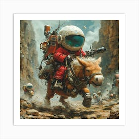 Space Explorers Art Print