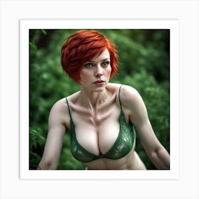 Red Hair Tess Synthesis - One Art Print