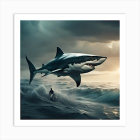 Great White Shark 1 Art Print