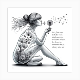 Dandelion Art Print