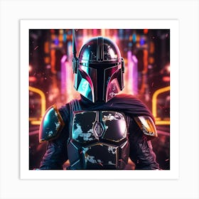 Star Wars Mandalorian 3 Art Print