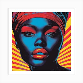 Afro-American Woman Art Print