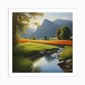 Swiss Landscape Art Print